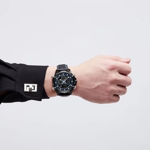 Drioshipping Fashionable Sports <b>Watches</b> Multi Functional <b>Digital</b> and Quartz Movement Men Wristwatch - Product Image 4