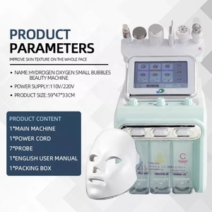 Appareil de beauté pour le visage, machine faciale de salon, équipement de beauté Hydra Oxygen Jet Dermabrasion Hydro Aqua Peeling 6 en 1, haute qualité, prix bas - Product Image 4