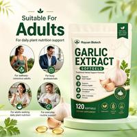 Gélules d'extrait d'ail végétaliennes, sans gluten, sans sucre, naturelles, faciles à avaler, pour le soutien cardiovasculaire