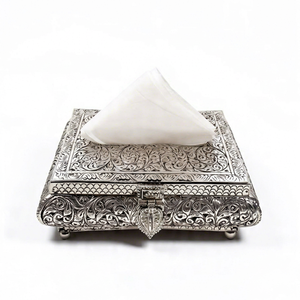 Square Carving <b>Tissue</b> <b>Holder</b> <b>Box</b> - Product Image 1