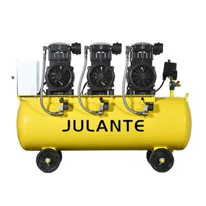 1.8KW 2.5HP 80L 100L Industrial Electric Compressor Oil Free Air Compressors