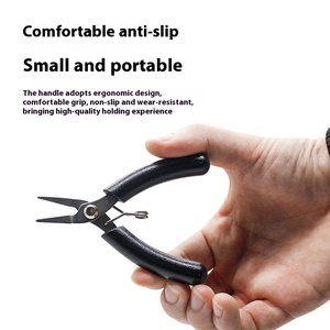 Tự Làm Mô Hình Thép Carbon Đồ Trang Sức Kìm Của Nhãn Hiệu Thủ Công Mũi Nhỏ Nhíp Mini Toothless Dụng Cụ Cầm Tay Với PVC Xử Lý OEM Tùy Chỉnh - Product Image 2