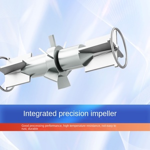 Débitmètre à turbine pour eau, diesel, huile de lubrification avec sortie impulsionnelle/courante/RS485, tout-en-un, à raccord fileté ou à collier ou à bride - Product Image 2