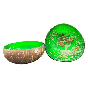 100% hecho a mano en Vietnam, juego de cuencos de formas diversas antiguas ecológicas, vajilla única de cáscara de coco 100% para decoración del hogar - Product Image 1