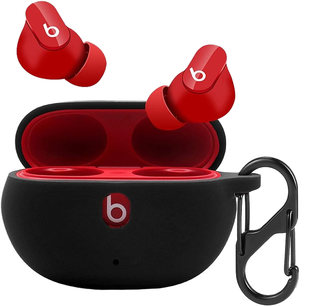The New 2021 for Beats Studio Buds Silicone Protective case Shockproof Earphone case and Hook Earphone case