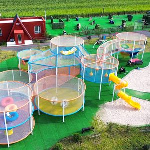 Ropecube: Solución Llave en Mano para Trampolín de Red de Cuerdas Estándar, Equipo Modular para Parques Infantiles Interiores con Múltiples Funciones de Juego - Product Image 3