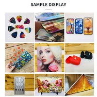 Stylo de bricolage numérique 6 couleurs Mini taille Direct carte d'identité CD PVC verre cuir métal bois étui de téléphone Led Jet d'encre à plat imprimante Uv A4