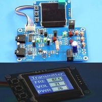 Kit d'amplificateurs audio FM DIY 5W-7W avec émetteur PLL stéréo, affichage numérique LCD, composants CMS à souder D734 pour Hi-Fi