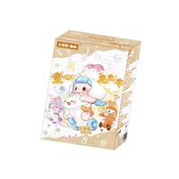 Figurines d'anime en PVC Babythree Pufufu Lapin Enfantin Voiture Mignonne Boîte Mystère pour Ornement de Bureau et Cadeau