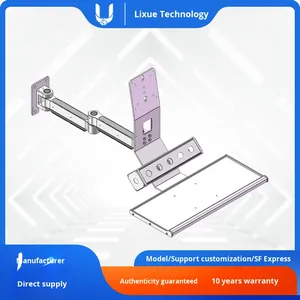 Alijiu 42Byc Novo Monitor Stand Computador Desktop Braço Robótico Cantilever Wall-Mounted Display Screen Rotatable 90 Graus Metal - Product Image 5