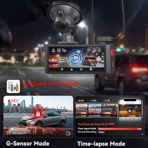 Cámara de Coche Dual 4K+1K STARVIS 2 IMX335 8MP con WiFi 5GHz (<span class=keywords><strong>Descarga</strong></span> Rápida de 20MB/s), Frontal 1080P, Trasera, GPS, Pantalla Táctil y Voz - Product Image 5