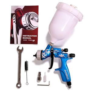 <span class=keywords><strong>Pistola</strong></span> a Spruzzo Pneumatica Industriale DeVIDISS HVLP ad Alta Pressione con Ugello da 1,3mm, per Riparazione Auto e <span class=keywords><strong>Verniciatura</strong></span> Fai-da-Te, Capacità Tazza 600ml - Product Image 6