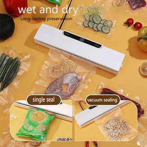 Máquina de Sellado al Vacío Doméstica Multifuncional Portátil e Impermeable con Pantalla Digital y 10 Bolsas de Vacío para Almacenamiento en Refrigerador - Product Image 2