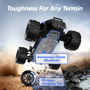 Voiture télécommandée électrique <span class=keywords><strong>JSI</strong></span> MT14R 2.4G, quatre roues motrices, véhicule tout-terrain, voiture de course à dérive, 80 km/h, voitures RC - Product Image 5