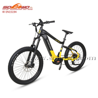 Expédition rapide VTT électrique 48v croiseur de plage électrique 1000w Bafang M620 vélo électrique à gros pneus à entraînement moyen