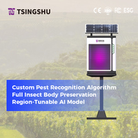 Moniteur intelligent d'insectes pour plantations, transmission d'images en temps réel, calcul en périphérie local, surveillance sans surveillance, contrôle à distance via application