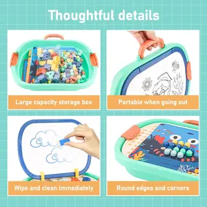 Zhorya Kids Writing Play Game Learning Tablet Toys Multiple Educational Drawing Board Play Puzzle Game Toy