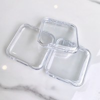 Boîte de rangement pour nail art à 10 emplacements avec fermeture à pression, organisateur de faux ongles en acrylique transparent pour l'affichage des ongles pressés et l'organisation du salon