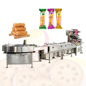 ORME Horizontal Sachet Form Fill Seal Automatic Cotton Candy Lollipop Pack Wrapping Food Bar Machine