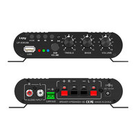 LEPY838 Mini Audio HiFi blue-tooth 5.0 Power Class D Amplifier Tpa3116 Digital Amp 50W * 2 Home Audio Car Marine USB/AUX in