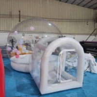 Dôme à bulles gonflable populaire avec 2 pièces, imperméable, diamètre 3m, garantie 3 ans