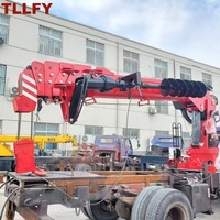 Grue de camion à flèche droite personnalisable, ponceuse hydraulique, conception à angle négatif, tige de forage sur mesure, service de personnalisation de la couleur