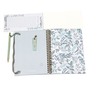 Soododo <span class=keywords><strong>cuadernos</strong></span> diarios y blocs de escritura <span class=keywords><strong>en</strong></span> espiral Rosa A5, Agenda Semanal mensual, Agenda Diaria, cuaderno planificador - Product Image 3