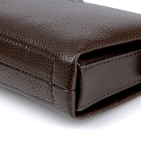 Sac à main pour homme de grande capacité, sac à main de mode pour homme, en cuir PU souple, fermeture à glissière, imperméable, antivol, sac à main de haute qualité