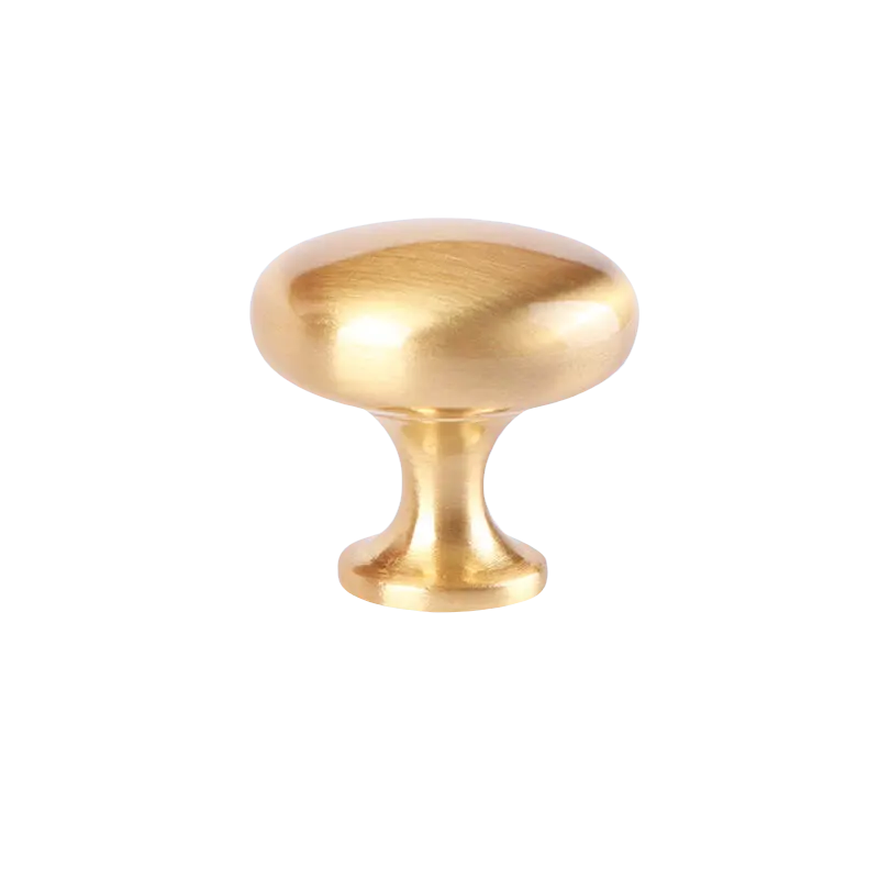 Modern mobilya kolu saf bakır altın küçük topuzu mobilya mutfak çekmecesi Dresser pirinç çekme kolu özelleştirilmiş boyutu için