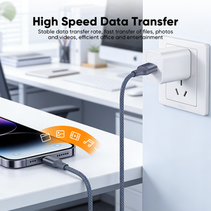 <span class=keywords><strong>Cable</strong></span> de Carga VIDVIE Transfer Data 3A Trenzado de 1M USB a Lightning para <span class=keywords><strong>iPhone</strong></span> 14 <span class=keywords><strong>13</strong></span>/12/11 - Product Image 5
