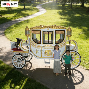 Carruaje Real de Lujo de Cuatro Ruedas para Bodas, Eléctrico, con Estructura de Hierro, 150-250HP, Color Personalizado - Product Image 2
