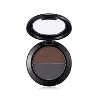 Palette de poudre à sourcils bicolore, double teinte, imperméable, longue tenue, poudre à sourcils OEM ODM, marque privée, vente en gros, usine de cosmétiques