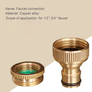 1/2 ''3/4'' filetage femelle robinet de <span class=keywords><strong>machine</strong></span> <span class=keywords><strong>à</strong></span> <span class=keywords><strong>laver</strong></span> <span class=keywords><strong>raccord</strong></span> de robinet en laiton - Product Image 4
