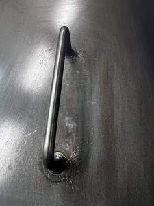 Foyer à bois en acier noir diamètre 70 <span class=keywords><strong>cm</strong></span> pour bol à feu de jardin avec couvercle supérieur - Product Image 4