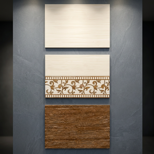 Vistaar Glossy Ceramic Wall Tiles 300x450mm Firebrick Acid-Resistant Antibacterial for Bathroom Interior - Product Image 1