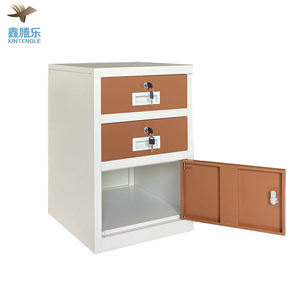 Diseño moderno Material de acero 2 cajones con cerradura Pedestal móvil Archivero Gabinete de almacenamiento de archivo de metal Muebles de oficina - Product Image 2
