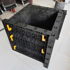 JIAQUAN Reusable Plastic Adjustable Square Column Formwork Concrete Pillar Mould