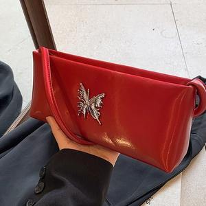 Sac à main pour femme de style coréen avec décoration en nœud, sac fourre-tout tendance, sac bandoulière, sac polyvalent de niche - Product Image 3