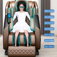 Silla de Masaje Riway de Lujo, Eléctrica, 8D, Gravedad Cero, con Bolsas de Aire para Todo el Cuerpo, Programas Automáticos, Nuevo Diseño, Repuestos Gratis