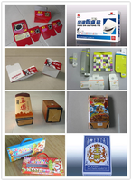 Caja de embalaje para cosméticos, caja de cartón, carpeta automática, maquinaria encoladora
