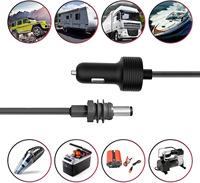Câble d'alimentation étanche 2M en gros d'usine, adaptateur allume-cigare, chargeur de voiture Starlink Mini 6.6FT/2M, cordon d'alimentation CC 12V-24V