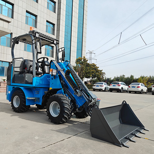 Дизельный фронтальный мини-погрузчик Euro 5 для фермерских хозяйств, грузоподъемность 1000 кг, с телескопической стрелой, лидер продаж - Product Image 1