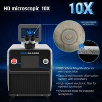 Mesin Las Laser Portabel YAG 150W 100J Akurasi Tinggi untuk Perhiasan Emas Perak Logam