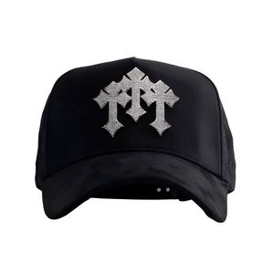 High Quality Distressed Adjustable 5-Panel MURATRAVIS CRYSTALS <b>BLACK</b> Sporty Suede <b>Baseball</b> <b>Cap</b> 31 Gorras Innedit Hats - Product Image 4