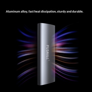 Puji Mobile Solid State Drive M2 NGFF/NVMe 128GB 256GB Kecepatan Tinggi Portabel Logam Baru Grosir Catu Daya Eksternal - Product Image 3