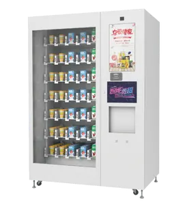 SNBC BVM-RI200 Cup Noodle Orange Robot Arm Vending Machine Automatic Book Black Coffee Pizza Snack Combo Vending Machine Price