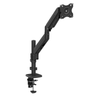 Nouveau costume à bras unique de montage de moniteur de ressort à gaz économique pour 13-32 ''écran 12kgs gestion de câble de chargement Max pour le bureau/la maison