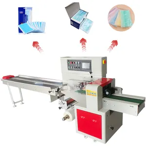 Máquina de embalaje multifuncional para mascarillas, máquina de embalaje de HS-350X de tres servomotores, de 1 a 10 piezas - Product Image 1
