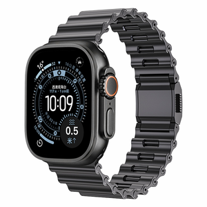 Bracelet de montre magnétique en métal Ocean pour Apple Watch Ultra 3 IWatch, bracelet de remplacement - Product Image 2
