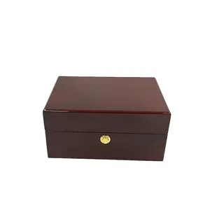 High quality custom logo storage wood luxury watch box for man premium piano wooden single watch boxes